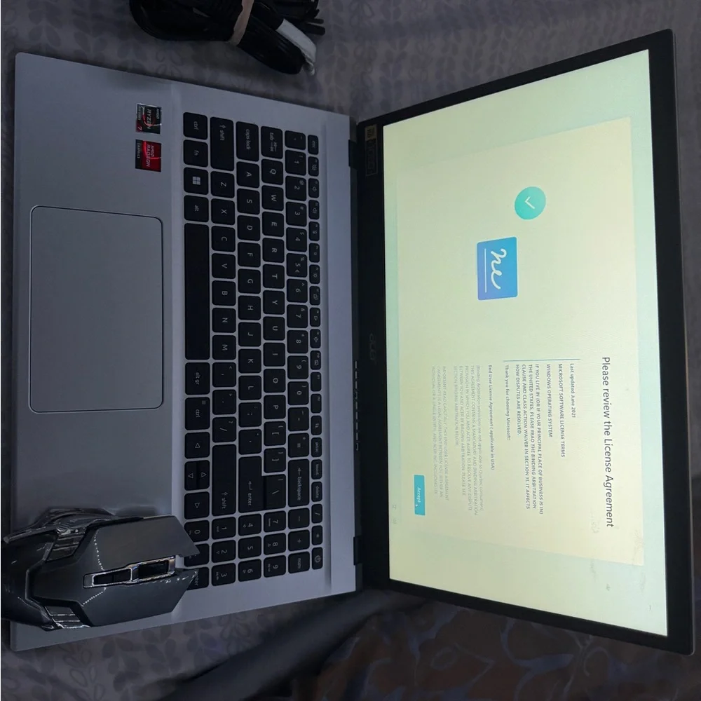 Gaming acer laptop Ryzen 7
